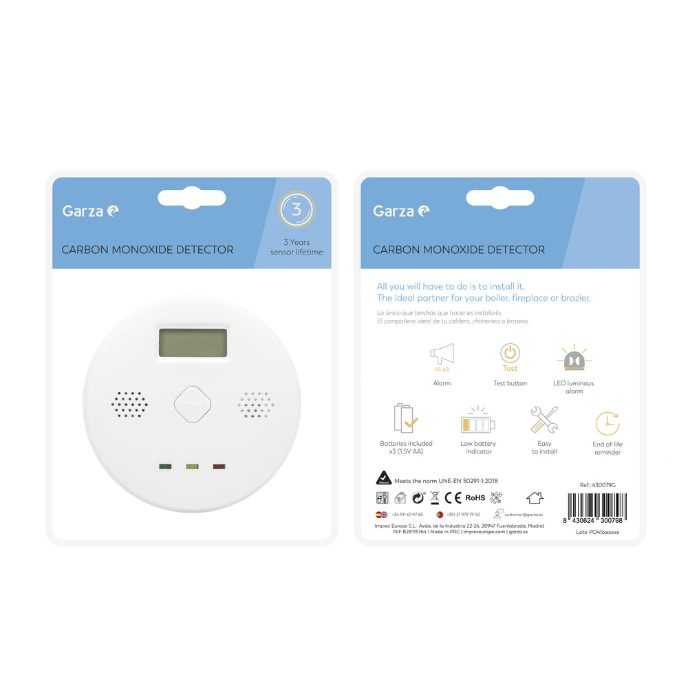 Detector Monóxido De Carbono