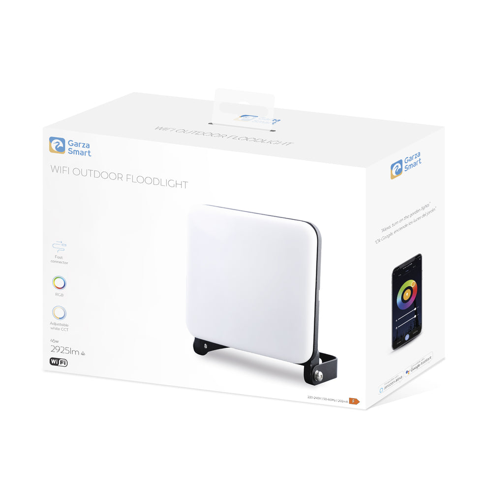 Proyector Wifi Exterior CCT + RGB Inteligente WiFi 45W 2925 lumens