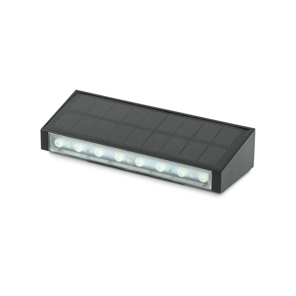 Aplique solar decorativo Veta 700lm 40K negro (1)