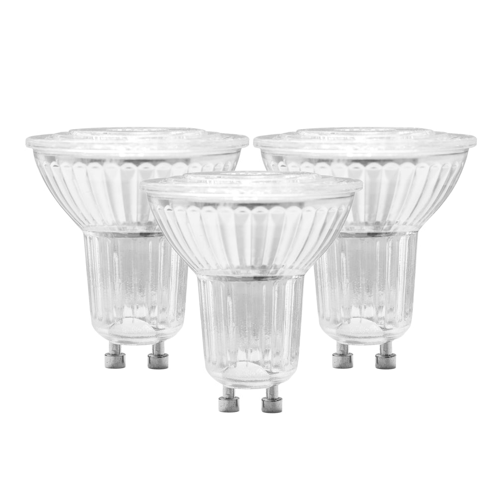 Soy Clase A Bombilla LED Dicroica Cristal GU10, 3000K, 450lm, 2,5W (equivalente 45W), 2+1