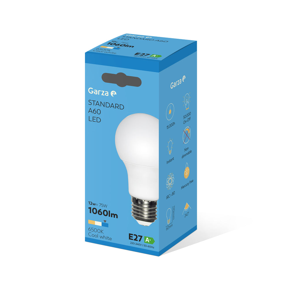 Bombilla Led SMD Estándar A60 E27, 11W 1060 lúmenes, 6500K