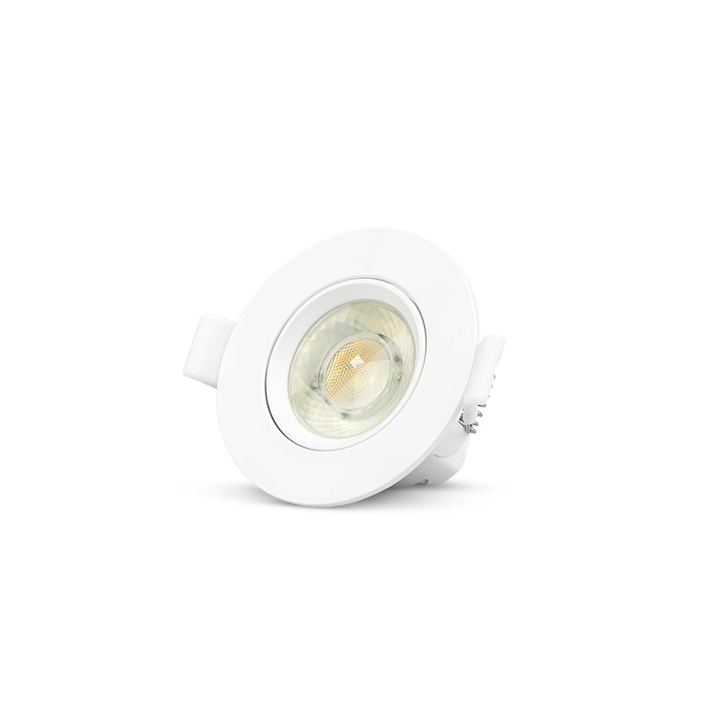 Empotrable circular CCT Blanco, 1 ud