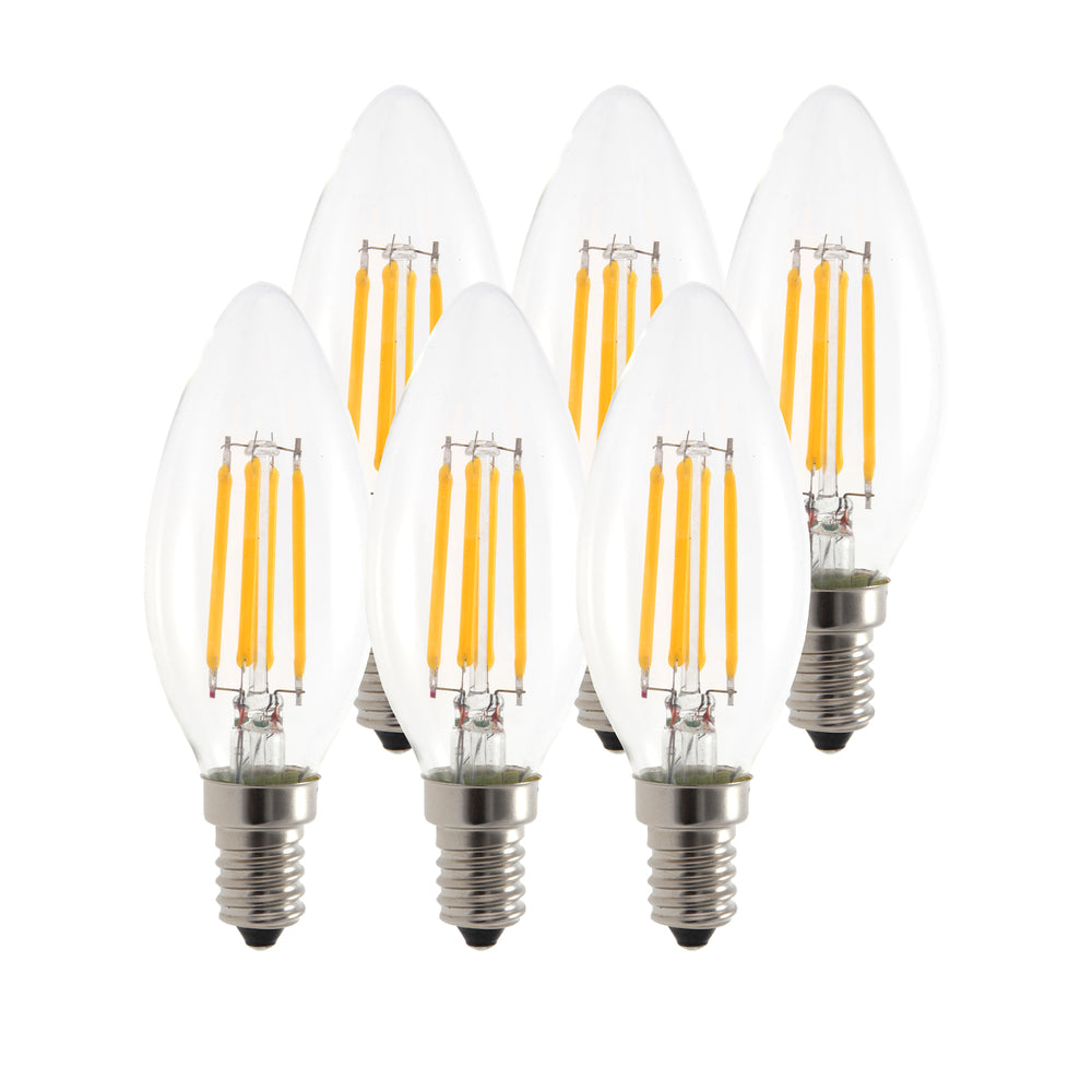 Garza Bombilla Led Filamento Clear Vela E14 (3)