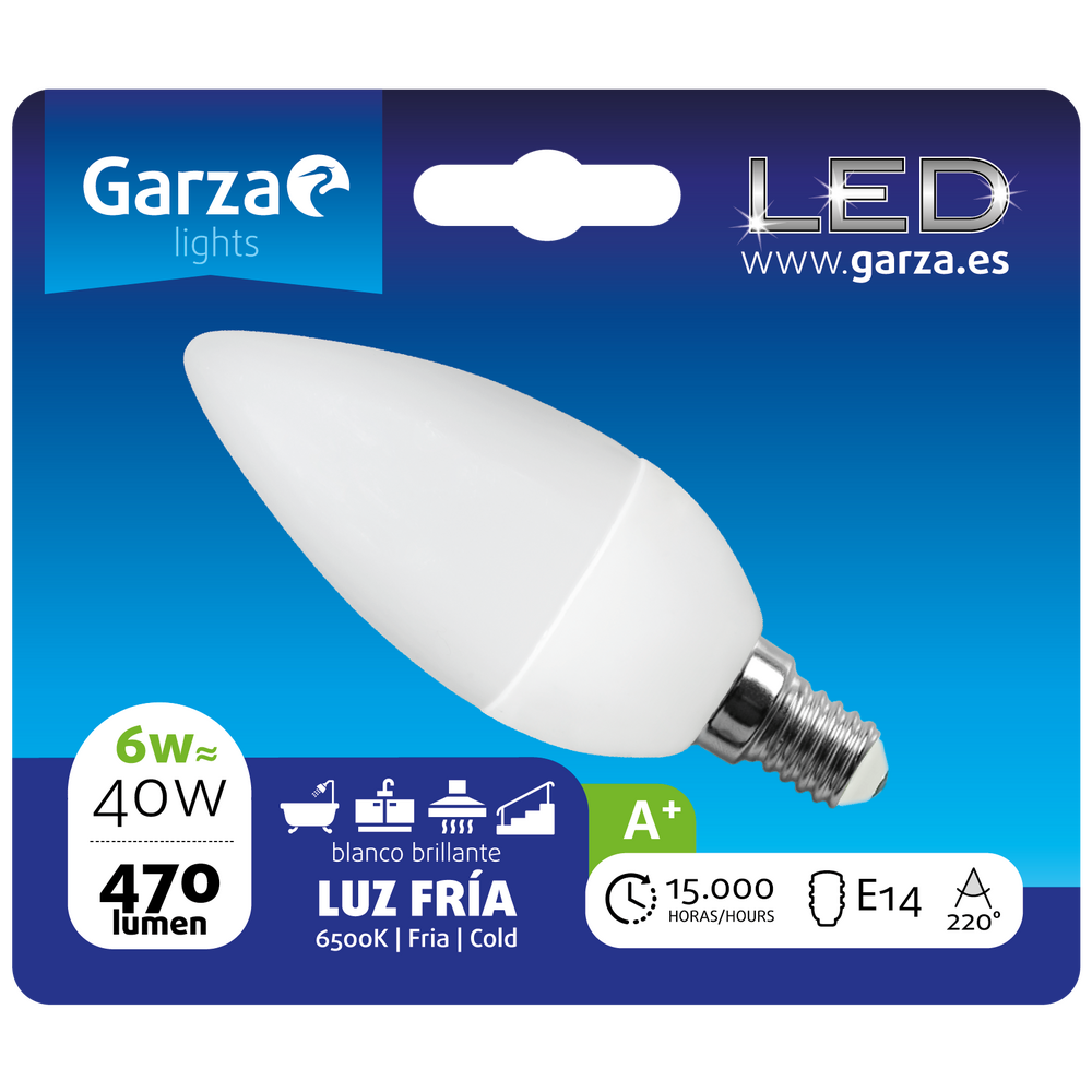 Garza Bombilla Led SMD Vela E14 (3)