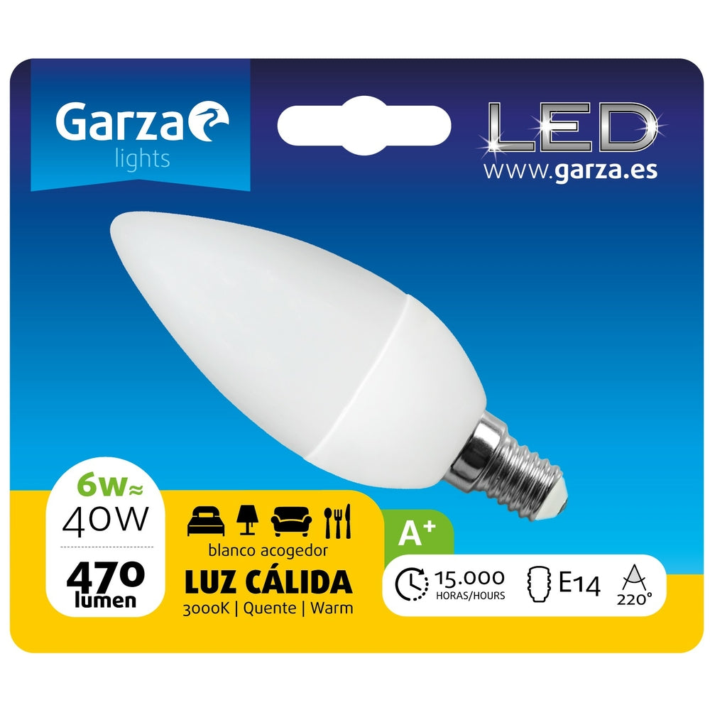 Garza Bombilla Led SMD Vela E14