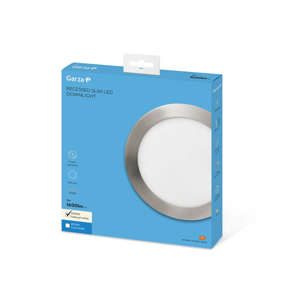 Downlight Empotrable Circular Extraplano Nickel (37)