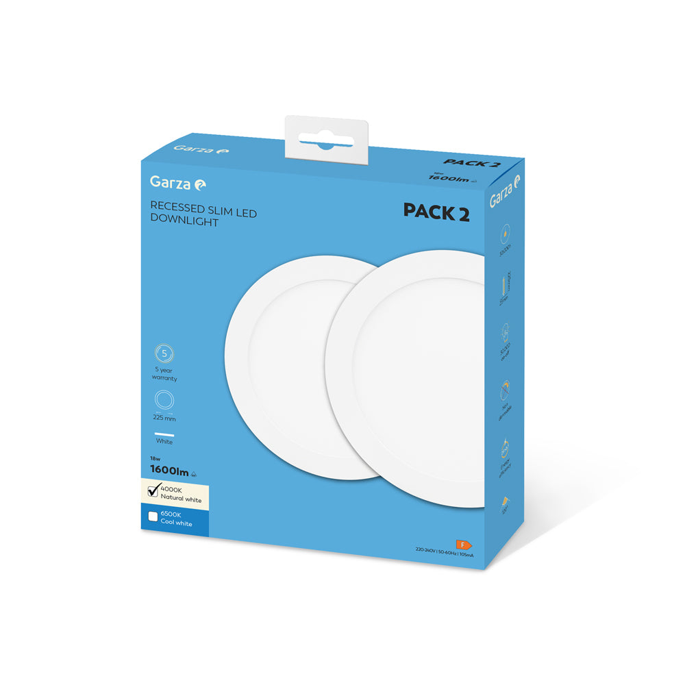 Downlight Empotrable Circular Extraplano Blanco (3)