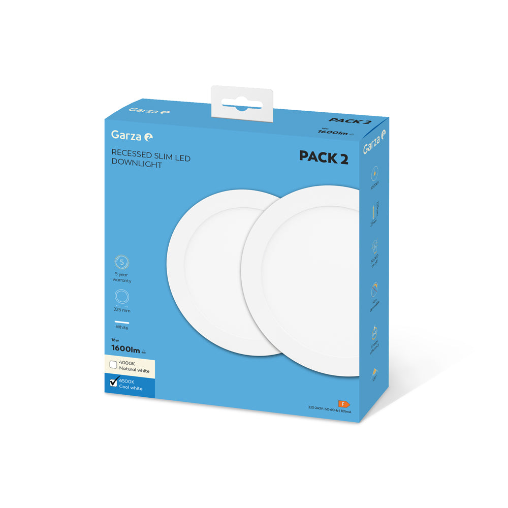 Downlight Empotrable Circular Extraplano Blanco (7)