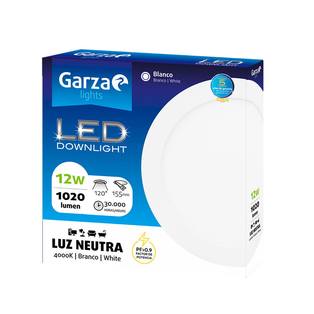 Downlight Empotrable Circular Extraplano Nickel (32)