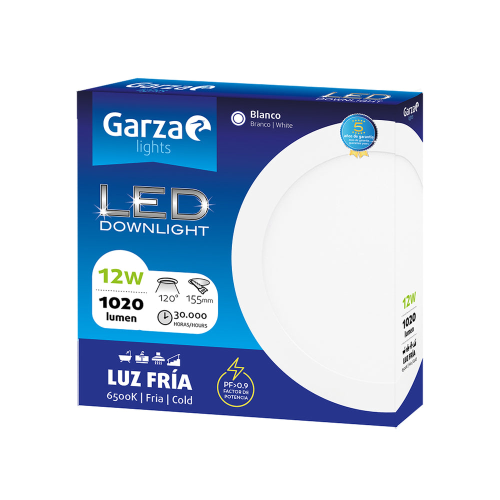 Downlight Empotrable Circular Extraplano (9)
