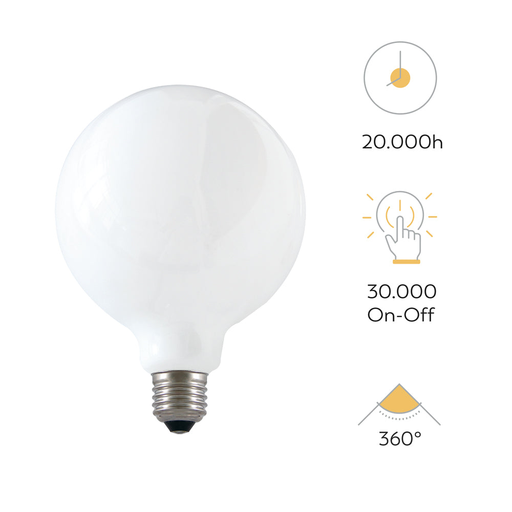 Bombilla Led Filamento Opal Globo G125 E27 Regulable (7)