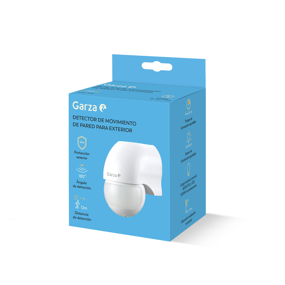 Detector De Movimiento Infrarrojo De Exterior 180º