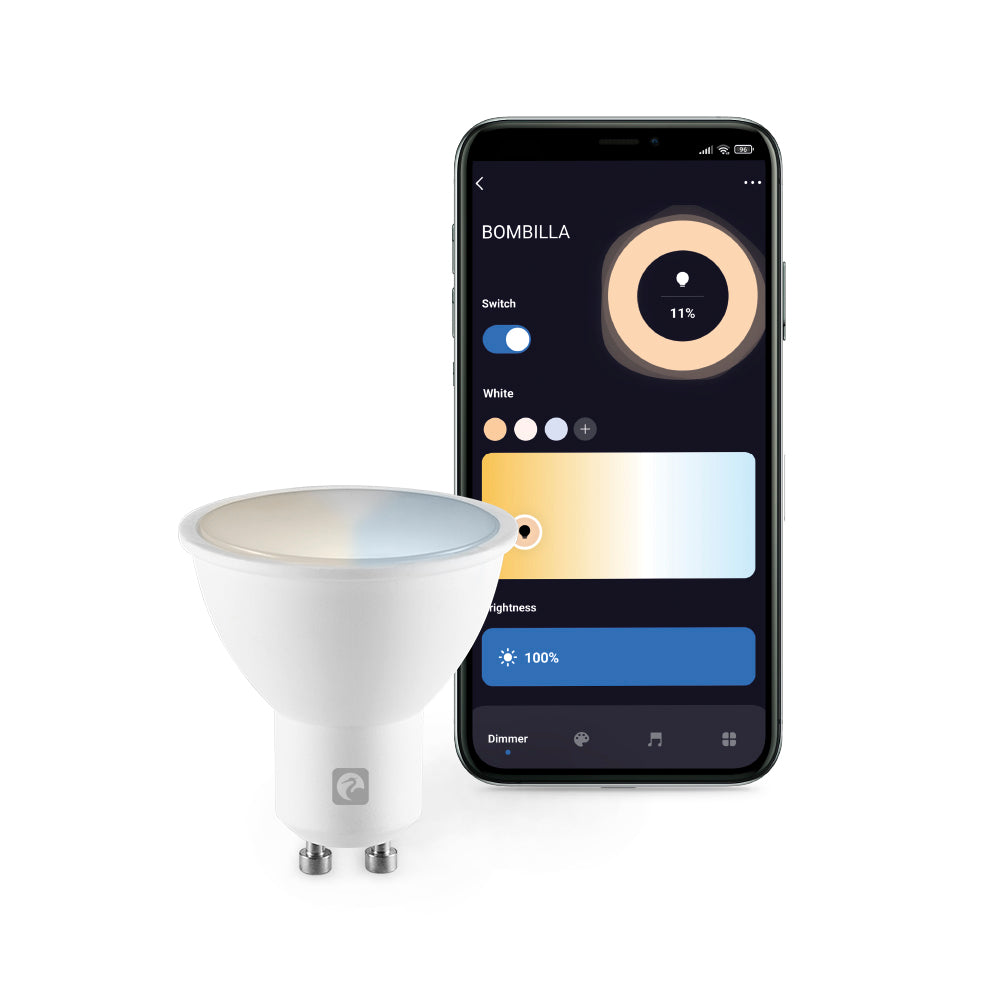 Bombilla Wifi Dicroica Gu10 Cct Regulable