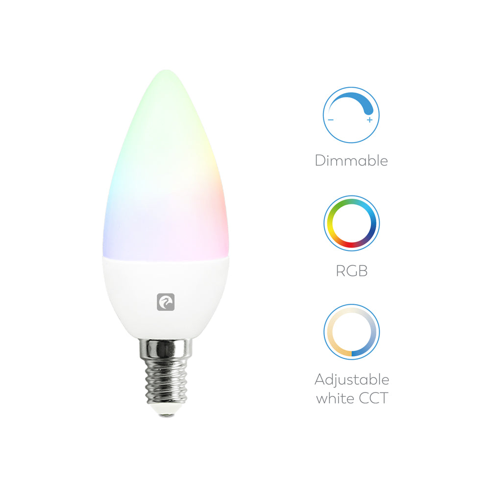 Bombilla Wifi Vela E14 Rgb+Cct (3)