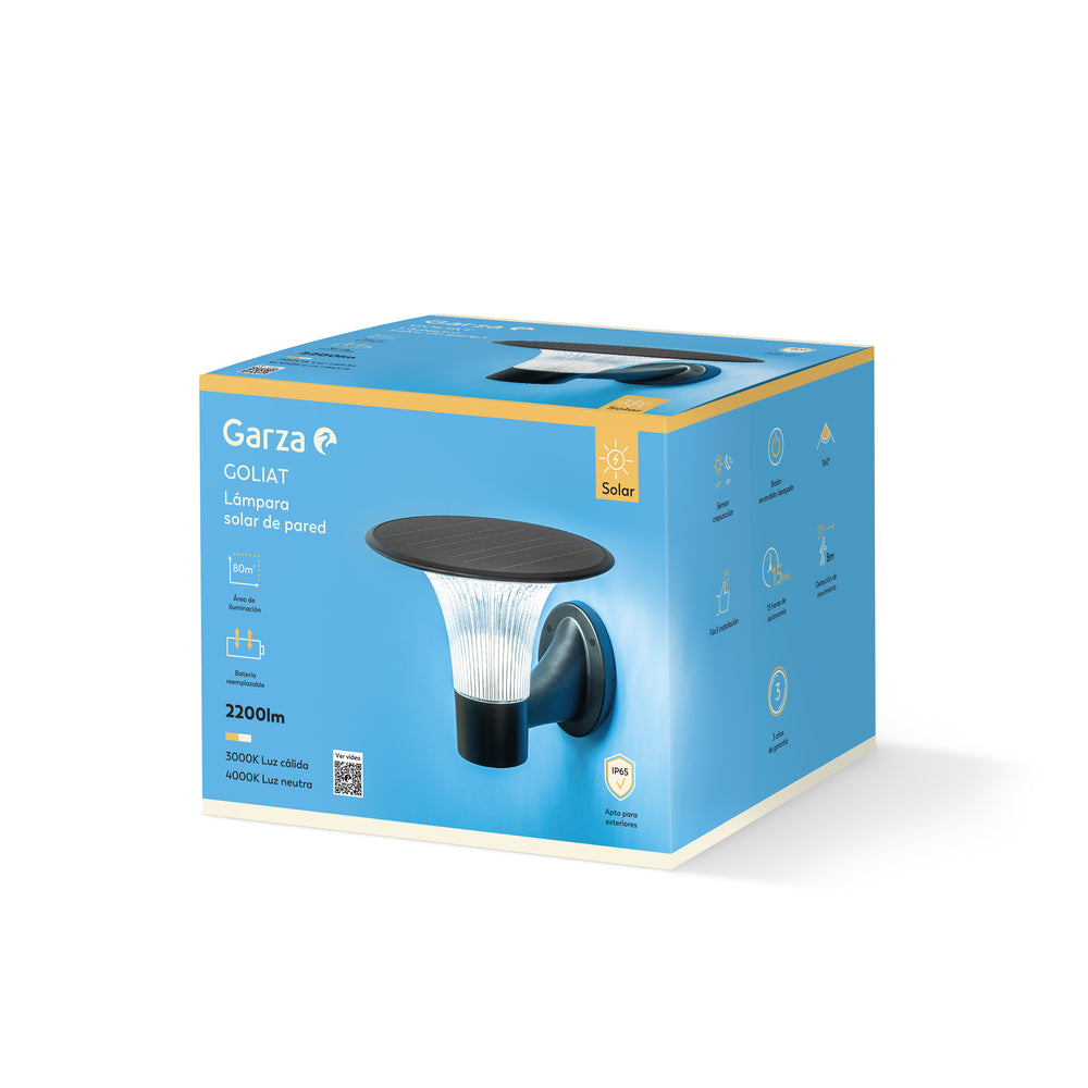 Lámpara De Exterior Con Placa Solar Goliat (1)