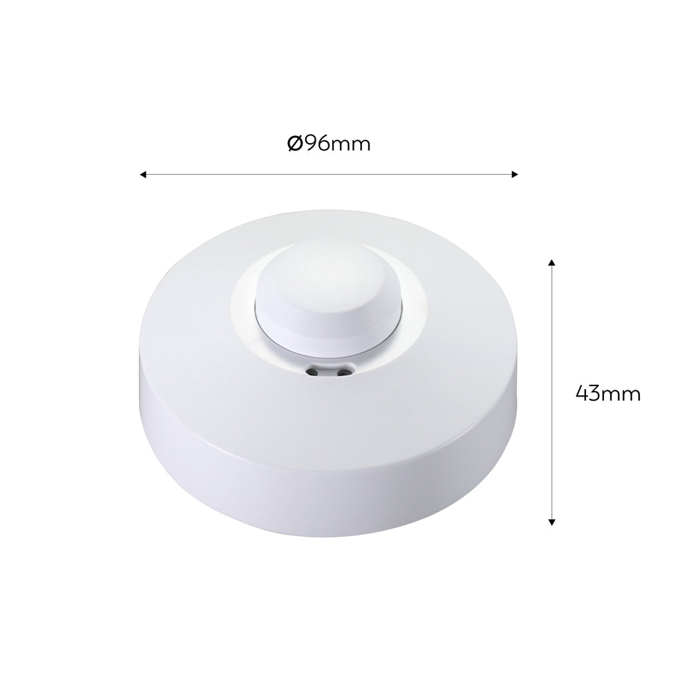 Detector de Movimiento Microondas de Superficie  para Techo 360º (1)