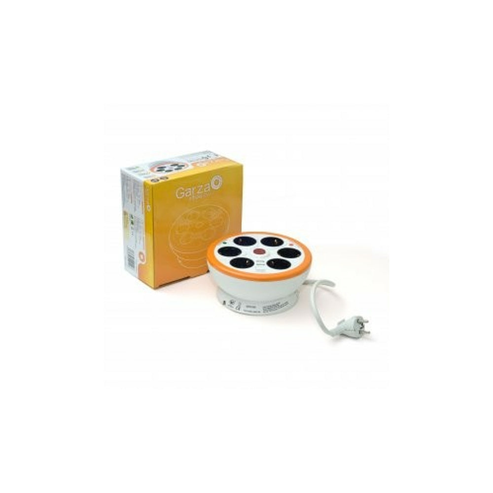 Regleta Circular Con Enrollacables Y Usb