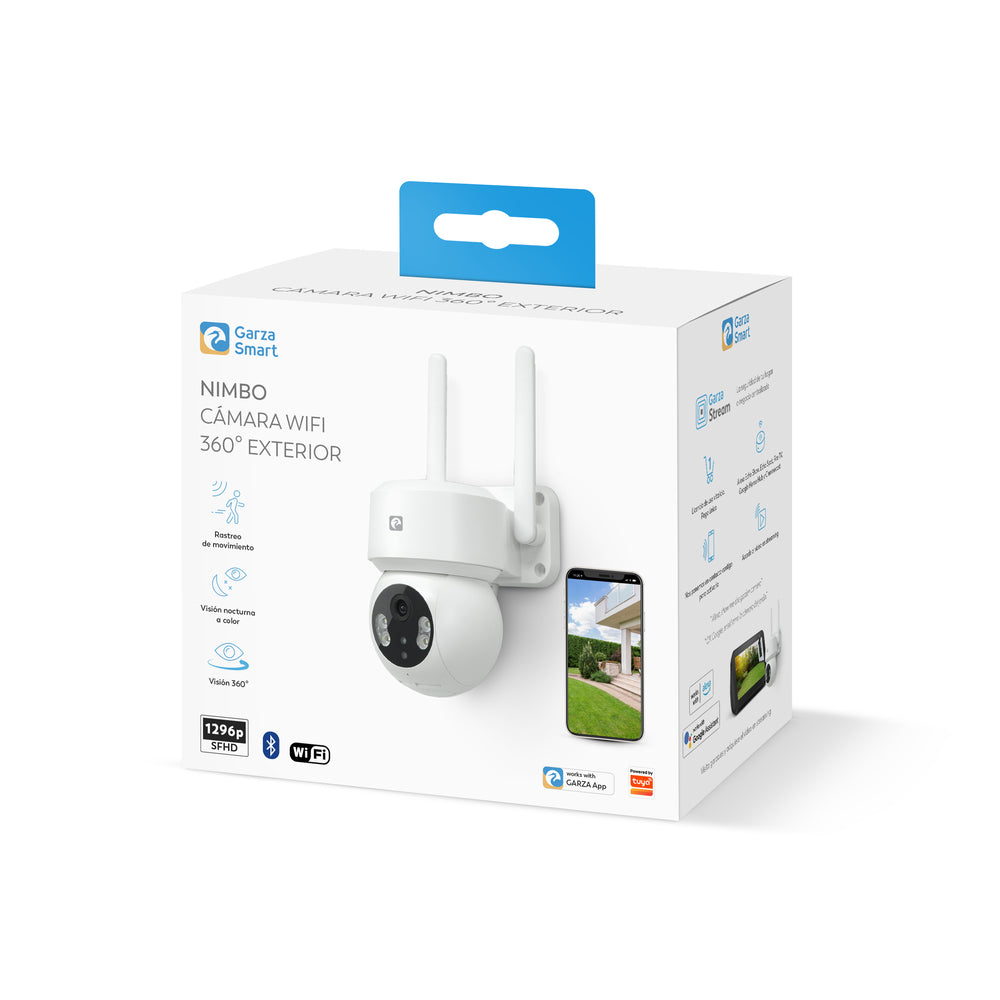 Nimbo - Cámara wifi exterior 360º (1)