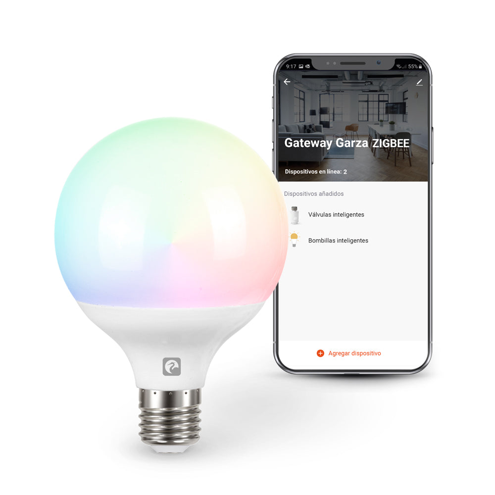 Bombilla Globo Zigbee Rgb Cct