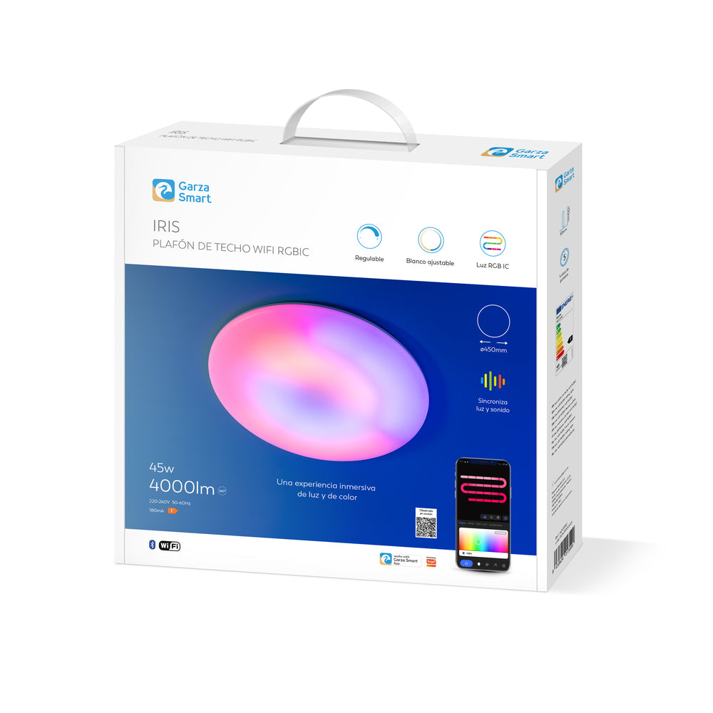 Plafón de techo Wifi Iris RGB IC (1)