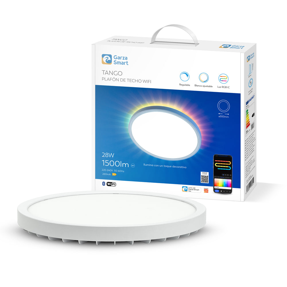 Plafón de techo Wifi Tango con luz indirecta RGB  IC (2)