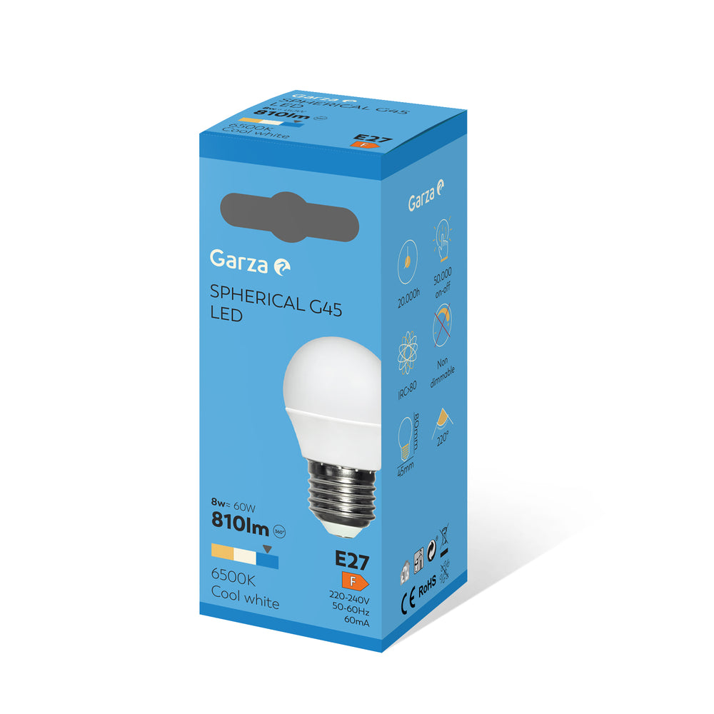 Garza Bombilla Led Smd Esférica G45 E27 (11)