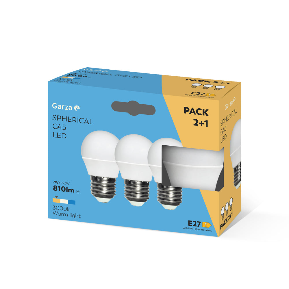 Garza Bombilla Led Smd Esférica G45 E27 (22)