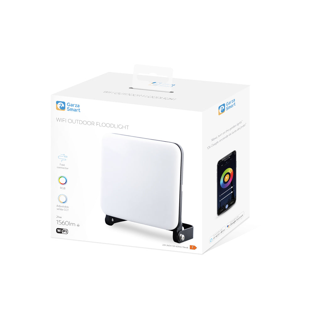 Proyector Wifi Exterior (1) & Proyector Wifi Exterior CCT + RGB Inteligente WiFi 24W 1560 lumens