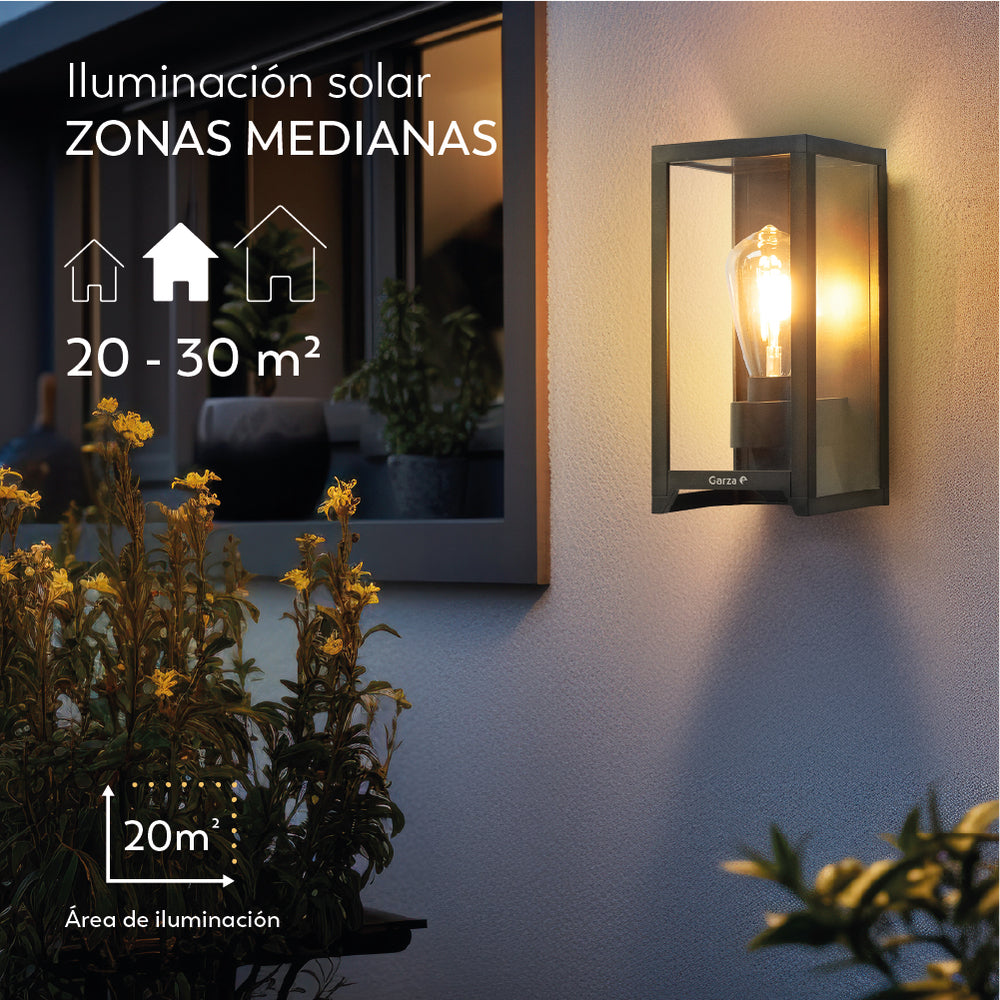Aplique de pared solar vintage Becquer (7)