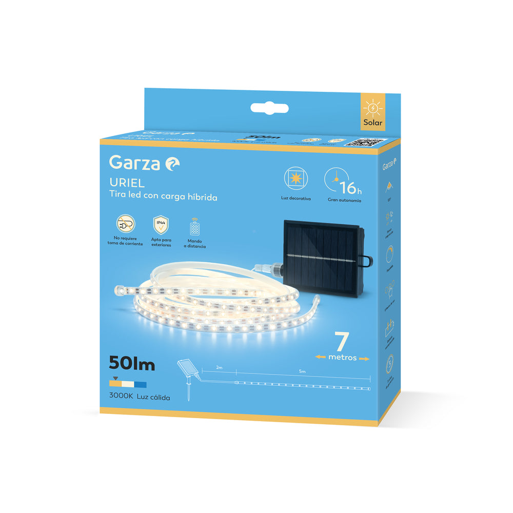 Tira LED con placa solar Uriel (1)