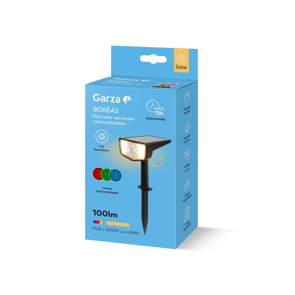 Pica solar Boréas con lentes intercambiables (2)