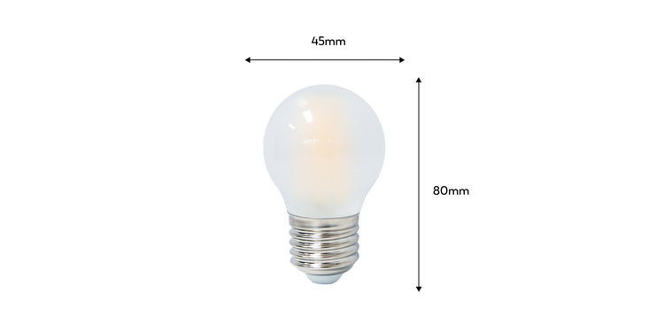 Bombilla Led Filamento Opal Esférica E27