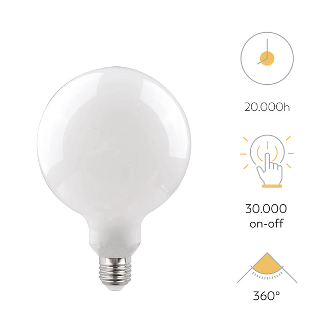 Bombilla Led Filamento Opal Globo G95 E27 Regulable - Características