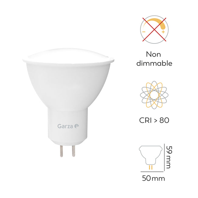 Bombilla Led SMD Dicroica GU5.3 - Características