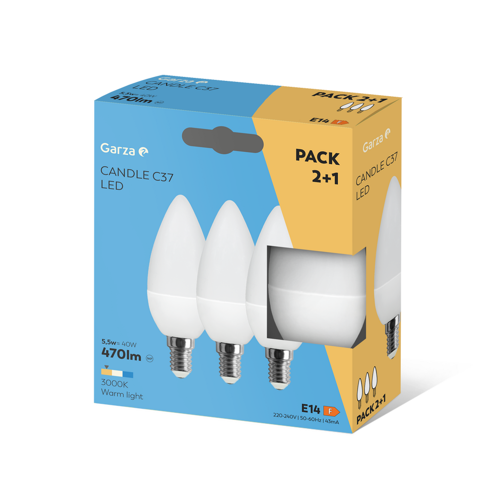 Bombilla Led SMD Vela E14 (2)