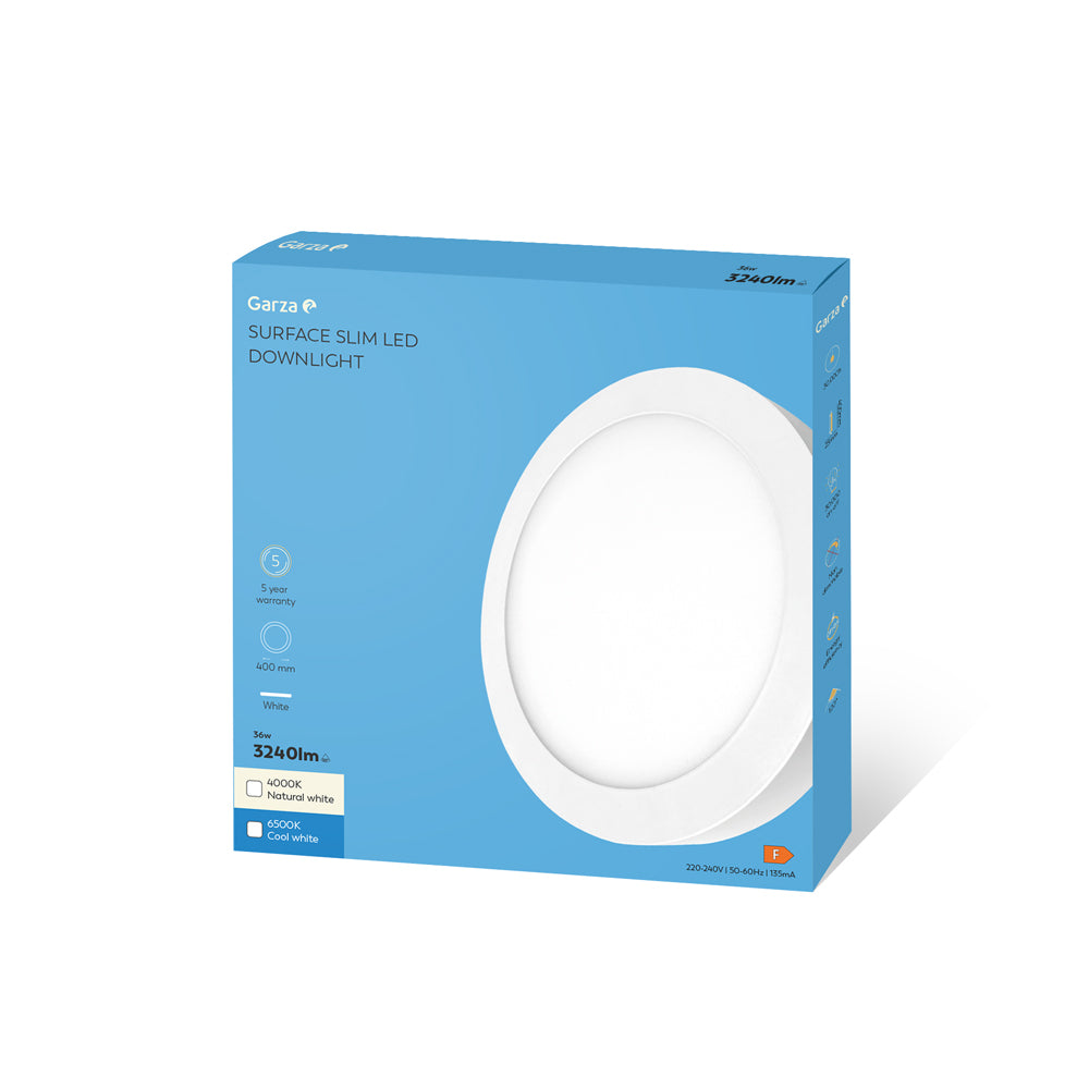 Downlight de Superficie Circular Blanco (26)