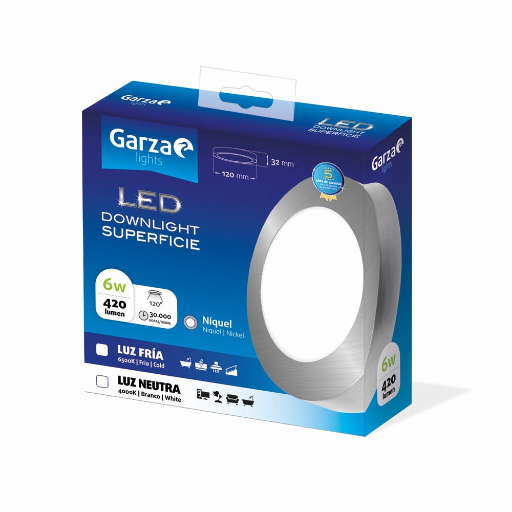 Downlight de Superficie Circular Blanco (1)
