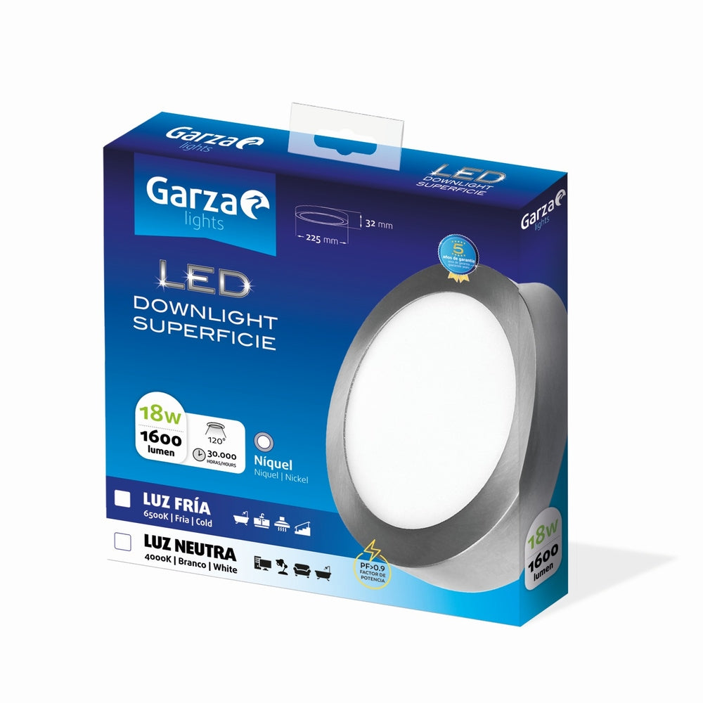 Downlight de Superficie Circular Blanco (18)