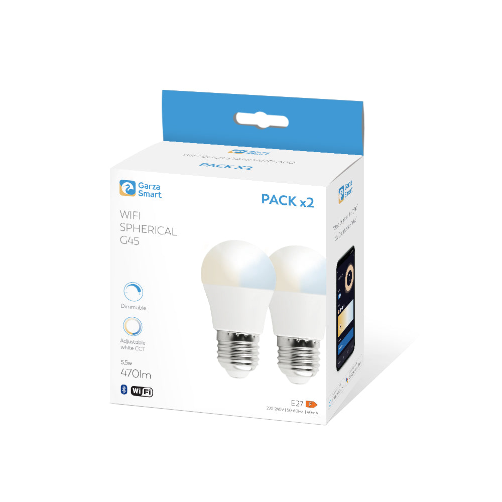 Bombilla Wifi Esférica Cct Regulable E27 (2)