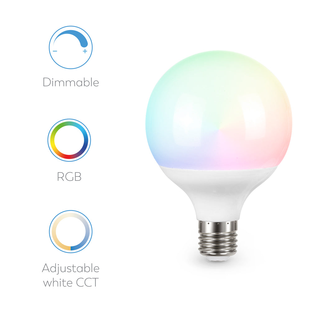 Bombilla Wifi Globo G95 Rgb-Cct Regulable E27 (3)