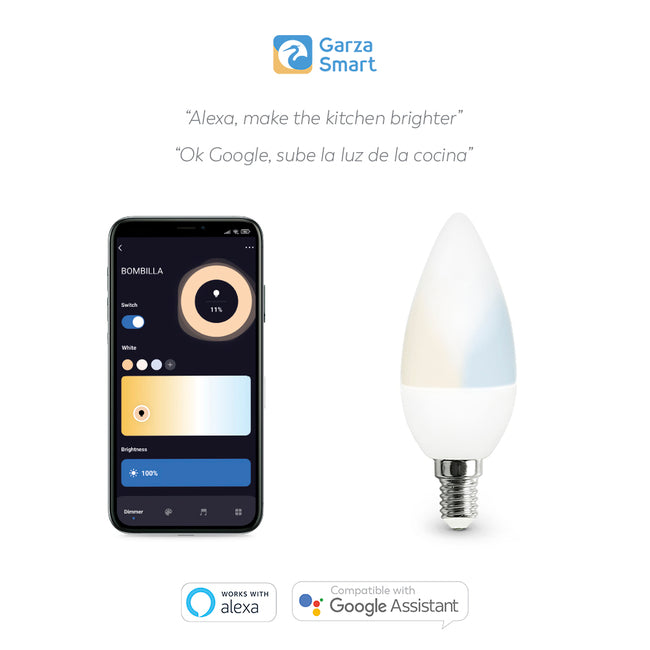 Bombilla Wifi Vela Cct Regulable E14 (4) - Características