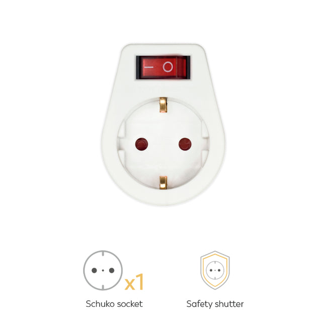 Adaptador Con Interruptor - Características
