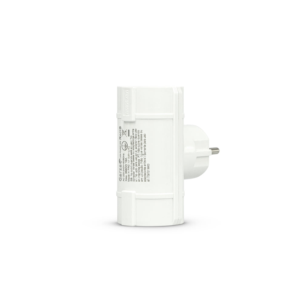 Adaptador De Enchufe Doble Lateral