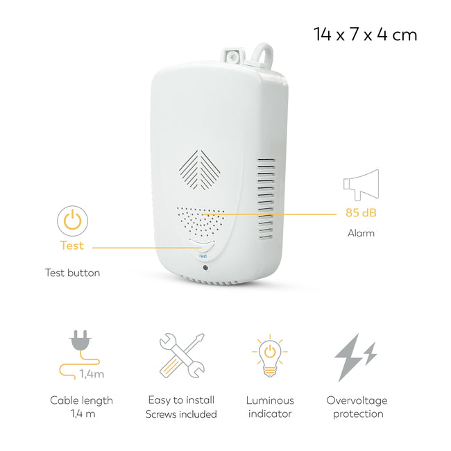 Detector De Gas - Características