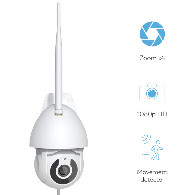 Cámara Seguridad Inteligente Exterior 360º Wifi 1080P Hd - Características
