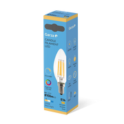 Bombilla Led Filamento Clear Vela Regulable Cri90 C37