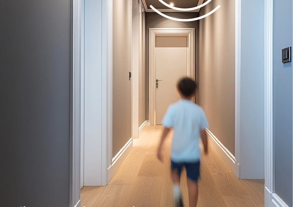 Detector De Movimiento De Techo Empotrable Infrarrojos 360° - Lifestyle