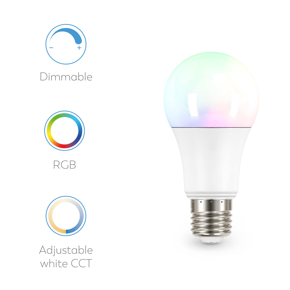 Bombilla Zigbee Standard CCT+RGB E27 (2)