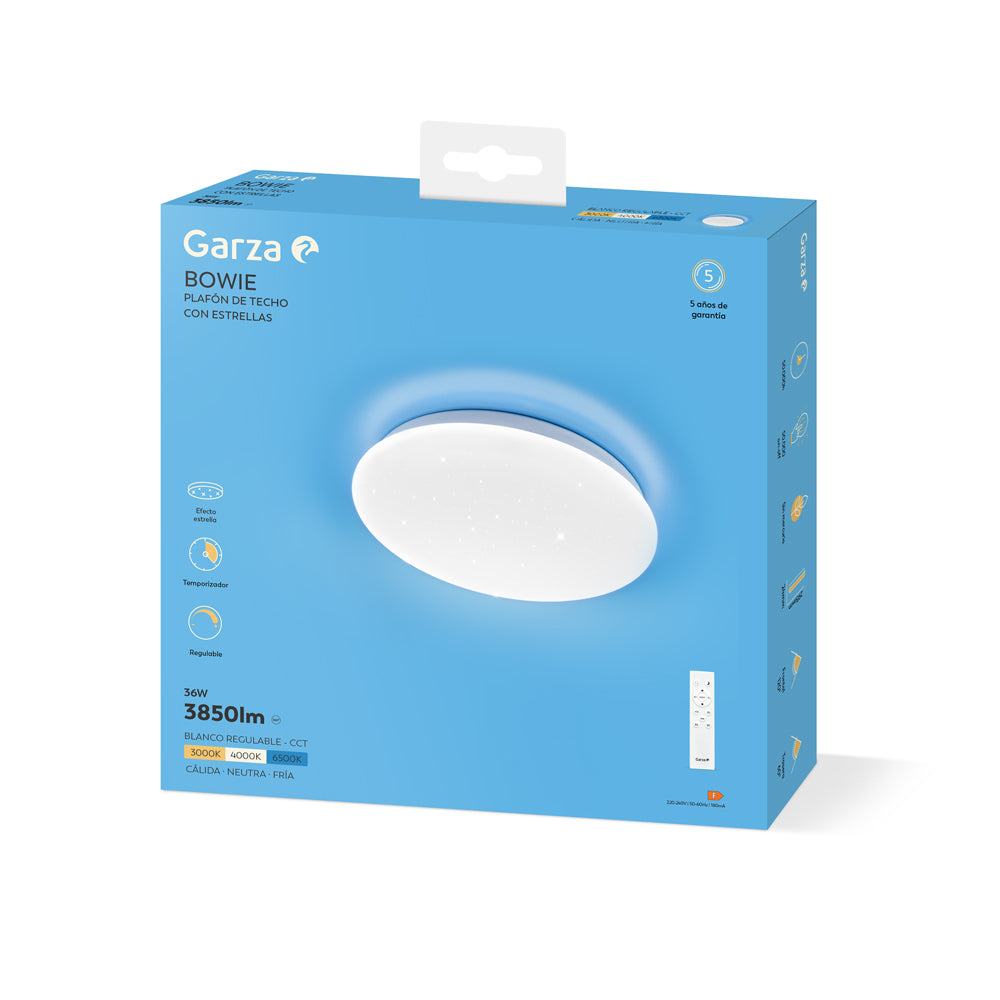 Plafón De Techo Bowie Estrellado (4)