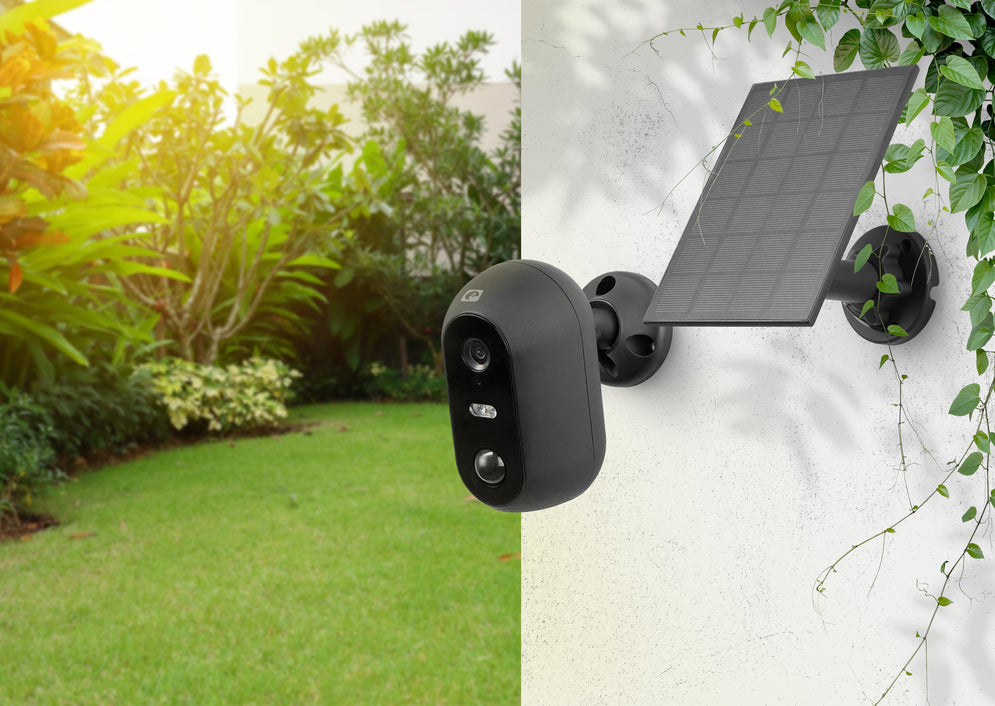 Dalia200 - Cámara Wifi Exterior Con Placa Solar - Lifestyle